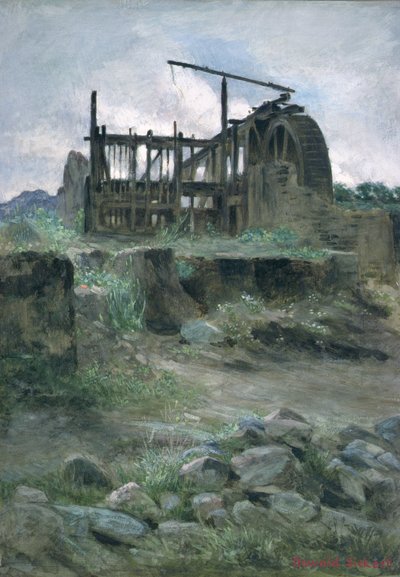 A Cornish Tin Mine, 19th Century by O.A. Sickert